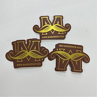 Custom Waterproof Adhesive Gold Foil Die Cut Stickers Sheet Package Labels